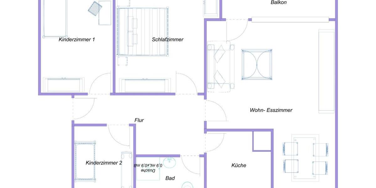 Erdgeschoßwohnung Werl - 4 Zimmer, 80 m&sup2;, 560&euro; | Angebot:26456161