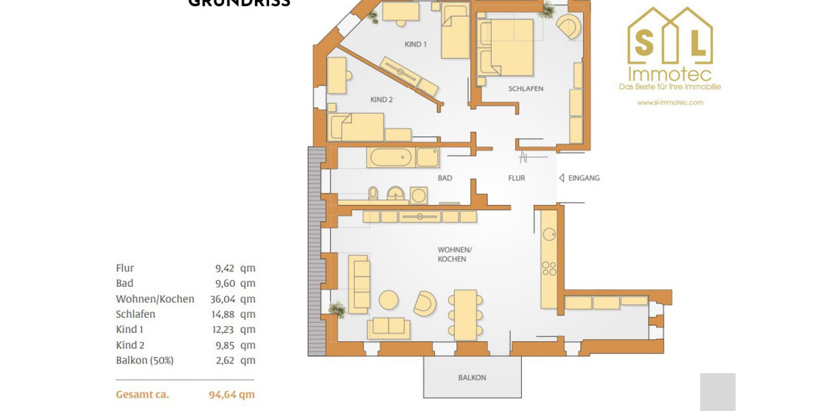 Etagenwohnung Chemnitz Ebersdorf - 4 Zimmer, 94 m&sup2;, 730&euro; | Angebot:26290497
