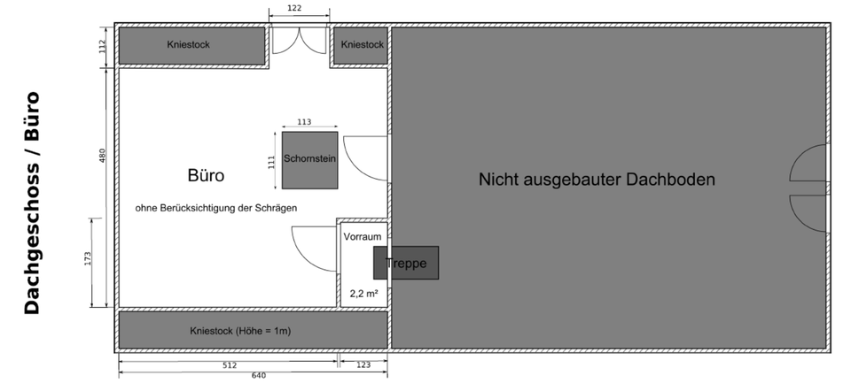 Maisonettenwohnung Hannover Mitte - 3 Zimmer, 80 m&sup2;, 720&euro; | Angebot:24868036