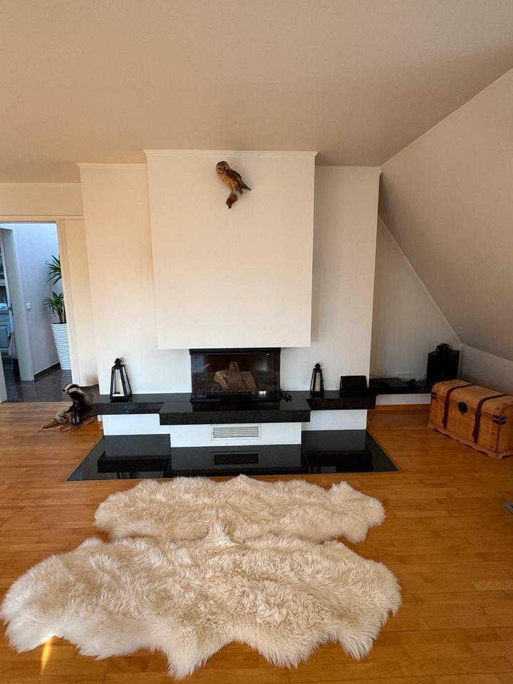 Möblierte Luxuswohnung 120qm, 3 Zimmer mit Kamin, 2 Balkonen zimmer