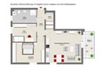 Etagenwohnung Passau Auerbach - 3 Zimmer, 80 m&sup2;, 1.060&euro; | Angebot:26261320