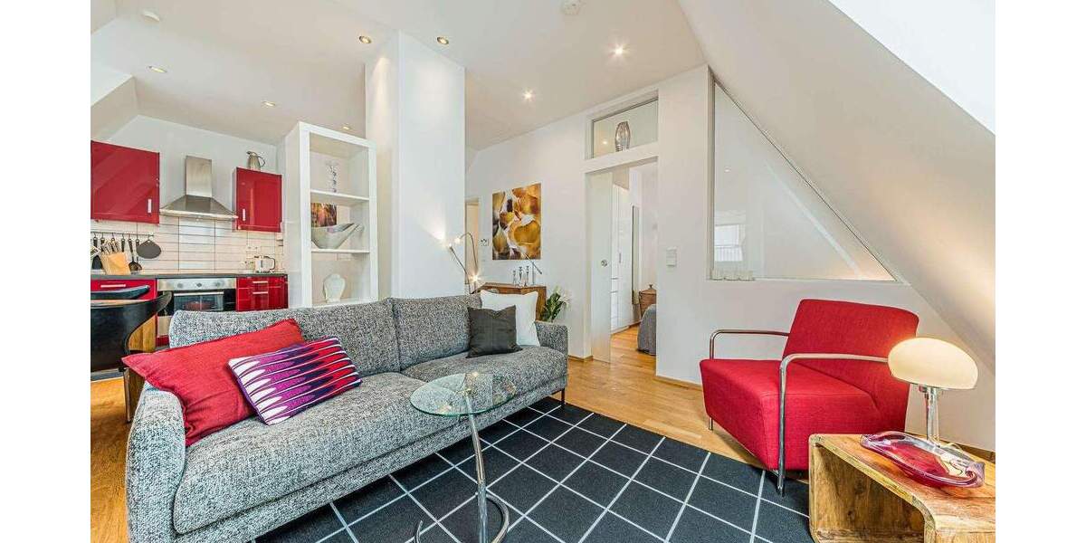 Etagenwohnung Frankfurt am Main Ostend - 2 Zimmer, 42 m&sup2;, 1.520&euro; | Angebot:25240050