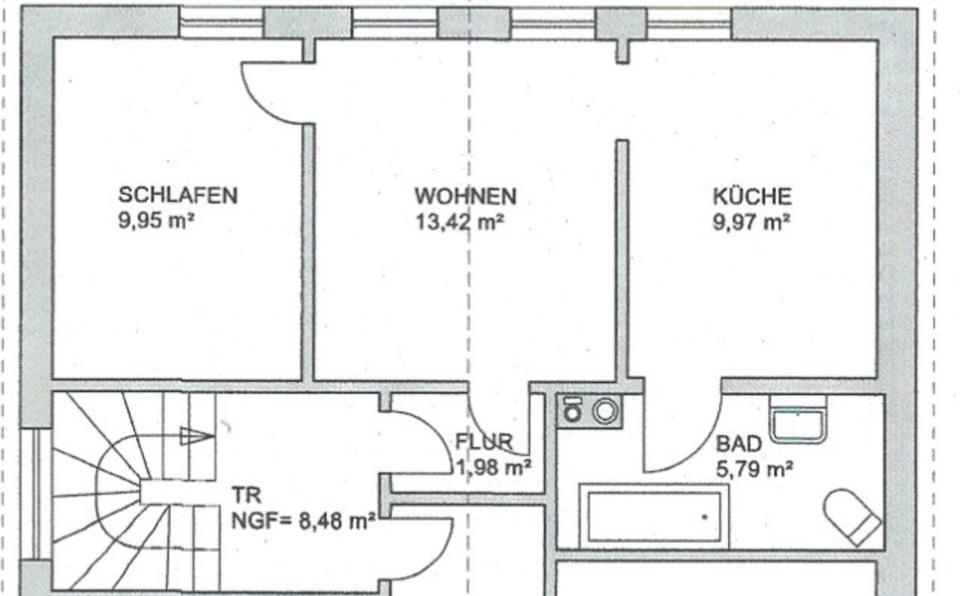 Etagenwohnung Butjadingen - 3 Zimmer, 39 m&sup2;, 800&euro; | Angebot:26636282
