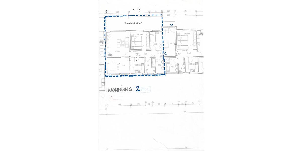 Erdgeschoßwohnung Schöllnach - 4 Zimmer, 83 m&sup2;, 570&euro; | Angebot:26341989