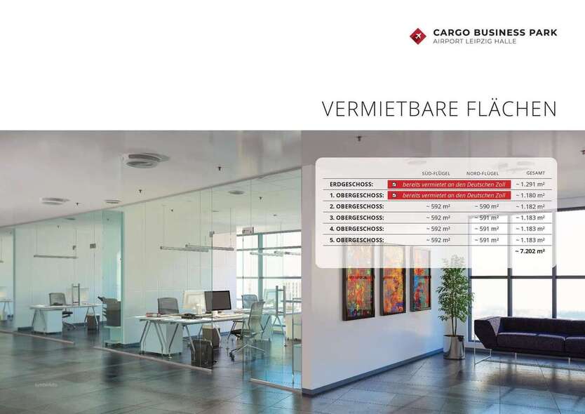 Energieeffiziente Gewerbeimmobilie mit Top-Verkehrsanbindung in Schkeuditz zimmer