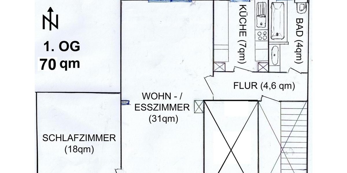 Wohnen auf Zeit Leverkusen Bürrig - 2 Zimmer, 70 m&sup2;, 1.250&euro; | Angebot:24714720