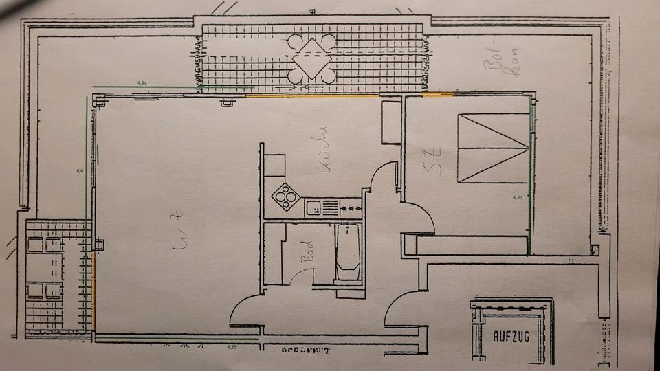 Dachgeschoßwohnung Dresden Cotta - 2.5 Zimmer, 78 m&sup2;, 1.220&euro; | Angebot:25991923