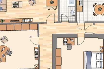 Wohnung Herne Börnig - 3 Zimmer, 95 m&sup2;, 719&euro; | Angebot:26098505