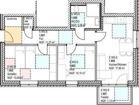 Etagenwohnung Lotte Büren - 3 Zimmer, 61 m&sup2;, 854&euro; | Angebot:23802101