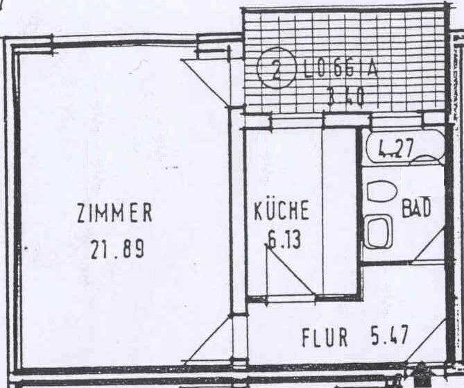 teilmöbilierte 1 Zimmerwohnug im Westend Dietzenbach - Etagenwohnung Dietzenbach | Angebot:24685256
