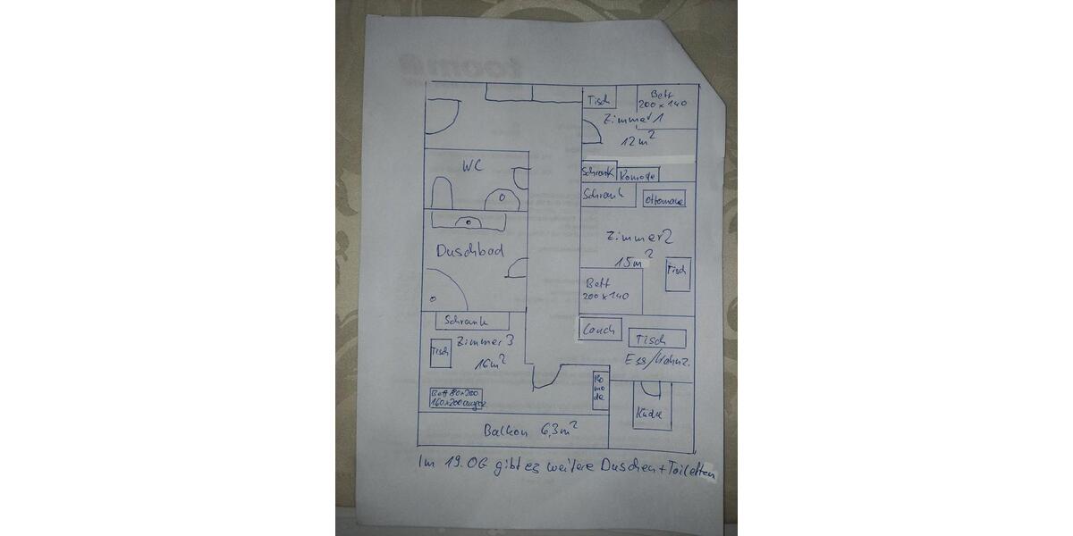 Wohnen auf Zeit Langen (Hessen) - 3 Zimmer, 86 m&sup2;, 700&euro; | Angebot:25272656