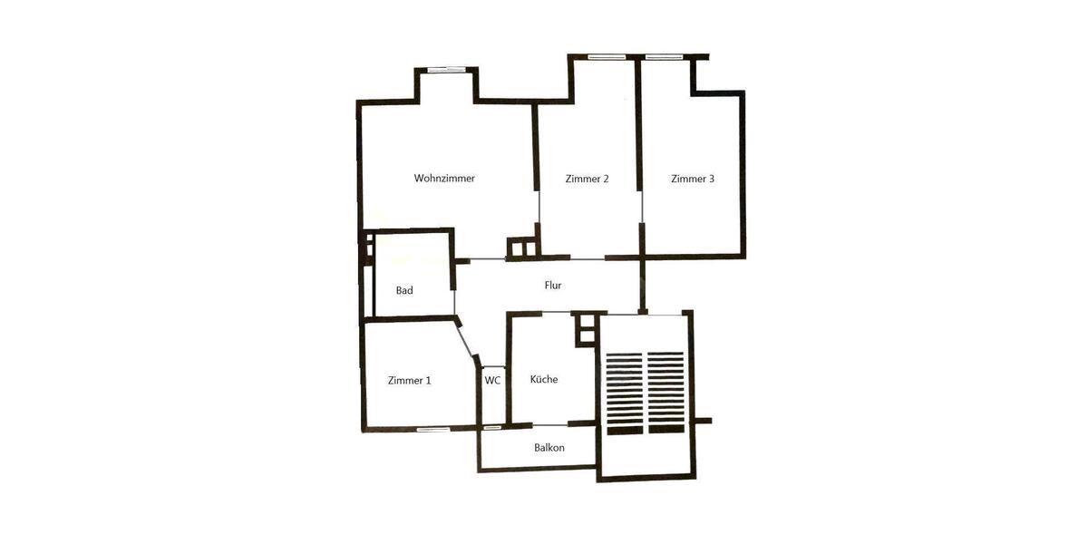 Maisonettenwohnung Nürnberg Buchenbühl - 4 Zimmer, 90 m&sup2;, 950&euro; | Angebot:26606886