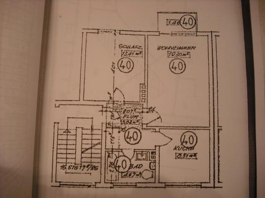 Etagenwohnung Osterode am Harz - 2 Zimmer, 53 m&sup2;, 550&euro; | Angebot:25869781