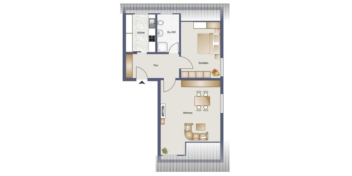 Etagenwohnung Schmallenberg - 2 Zimmer, 68 m&sup2;, 520&euro; | Angebot:24815466