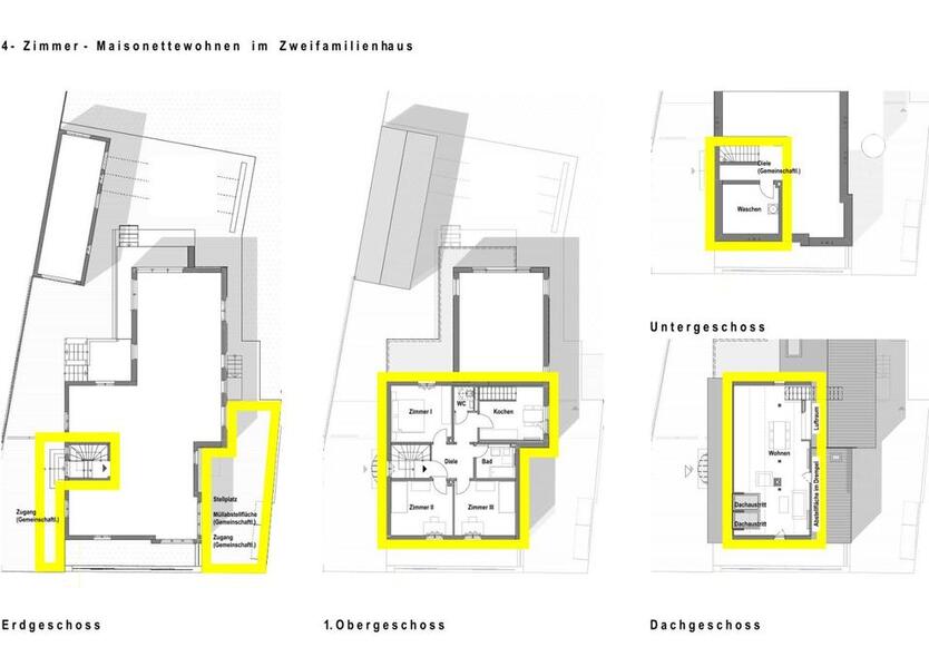 Maisonette-Wohnung in zentraler Lage