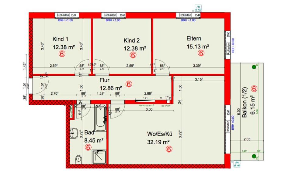 Terrassenwohnung Niederstotzingen - 4 Zimmer, 100 m&sup2;, 1.300&euro; | Angebot:26215488