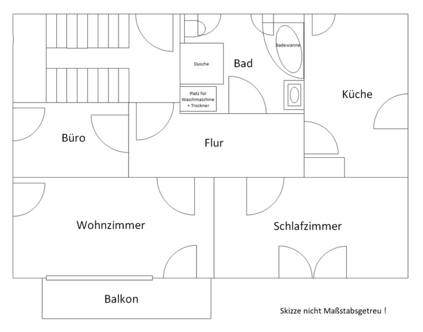 schöne Wohnung in Spangenberg OG