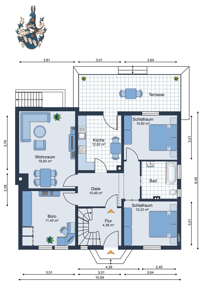 EG-Wohnung mit Garten sucht ruhige und saubere Mieter mit Herz und Liebe zum Garten