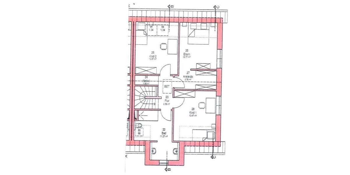 Etagenwohnung Dörpen - 4 Zimmer, 125 m&sup2;, 1.150&euro; | Angebot:26251197