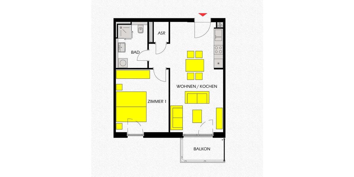 Etagenwohnung Schönefeld - 2 Zimmer, 52 m&sup2;, 849&euro; | Angebot:26491016