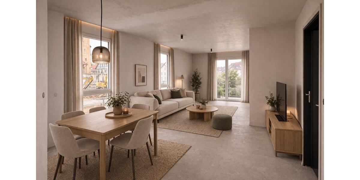 Etagenwohnung Bad Friedrichshall - 2 Zimmer, 52 m&sup2;, 1.170&euro; | Angebot:26323338
