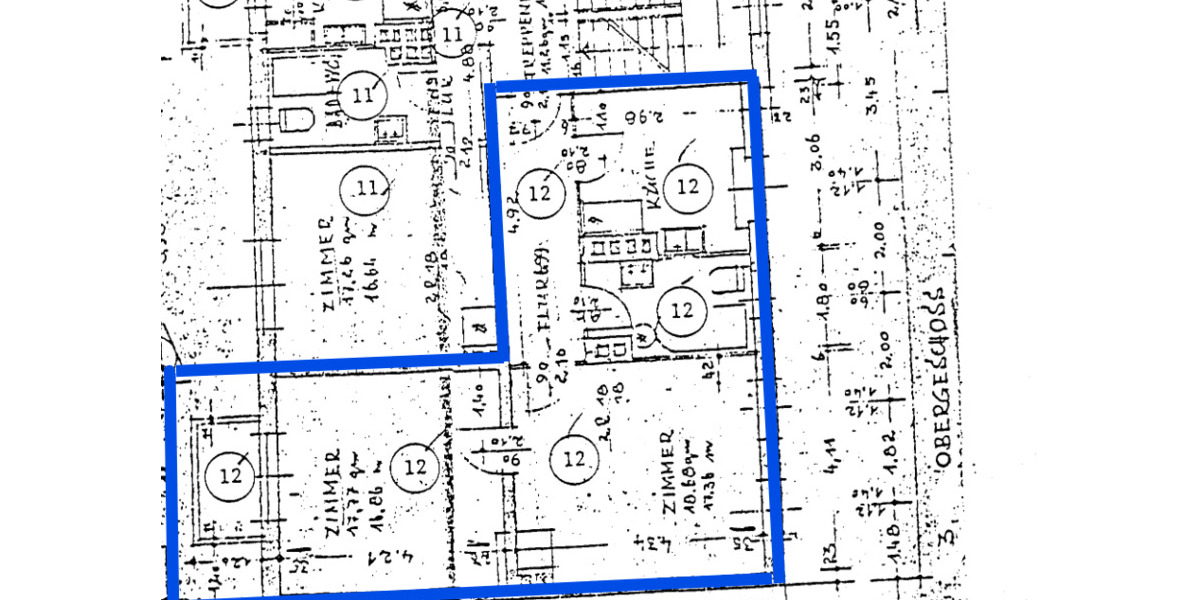 Etagenwohnung Kiel Südfriedhof - 2 Zimmer, 55 m&sup2;, 680&euro; | Angebot:26108009