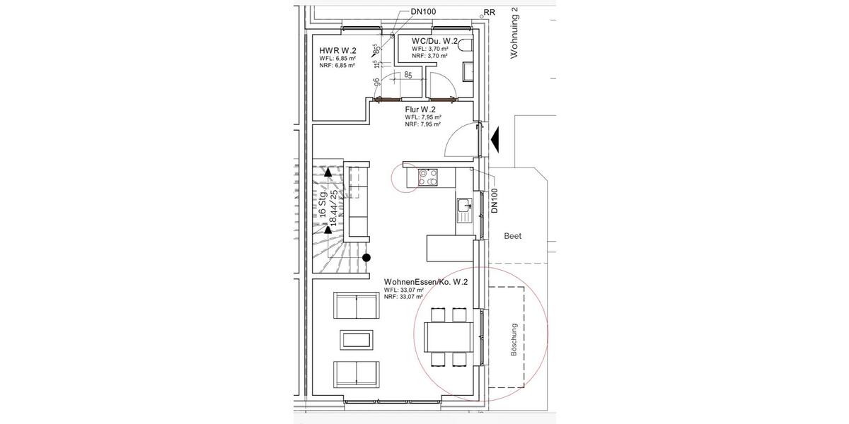 Doppelhaushälfte Detmold Hakedahl - 5 Zimmer, 130 m&sup2;, 1.900&euro; | Angebot:25051630