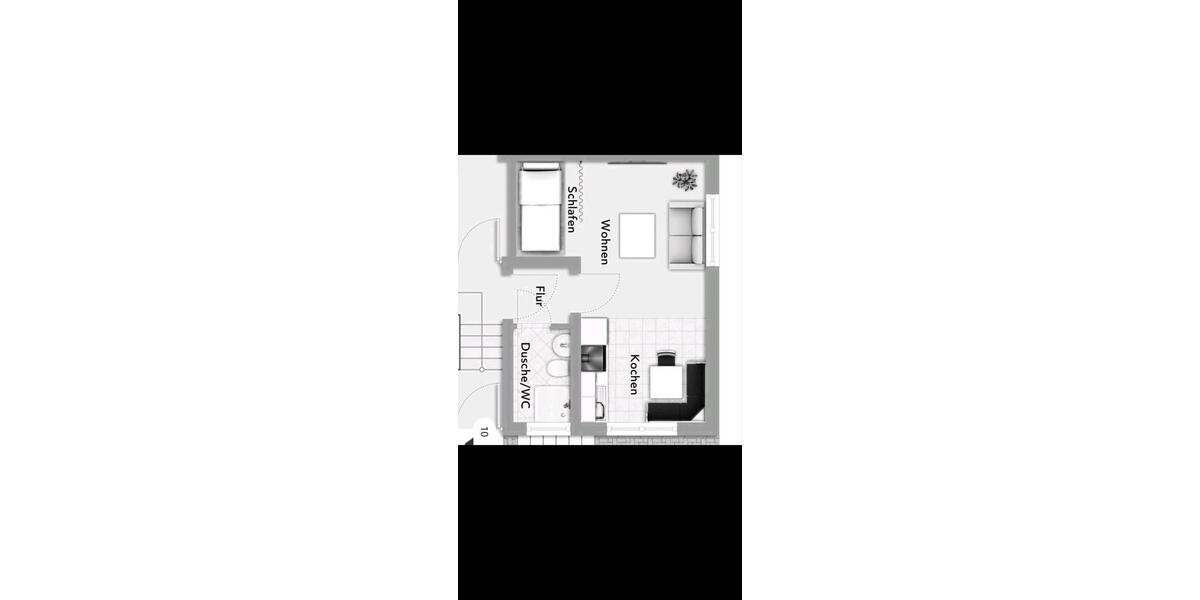Erdgeschoßwohnung Buseck - 1 Zimmer, 25 m&sup2;, 550&euro; | Angebot:26642620