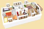Dachgeschoßwohnung Muldestausee - 3 Zimmer, 90 m&sup2;, 630&euro; | Angebot:26552436