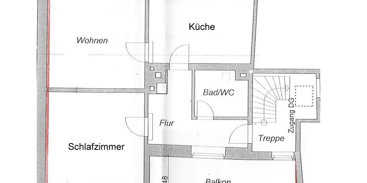 Terrassenwohnung Gröningen - 2 Zimmer, 74 m&sup2;, 480&euro; | Angebot:24890546