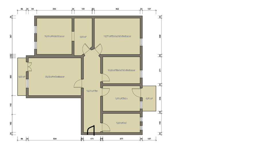Etagenwohnung Zeitz - 4 Zimmer, 104 m&sup2;, 503&euro; | Angebot:25181601