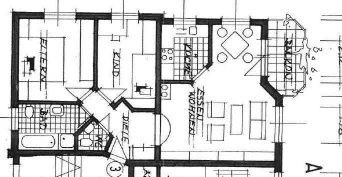 Etagenwohnung Weißensee - 3 Zimmer, 68 m&sup2;, 550&euro; | Angebot:26254121