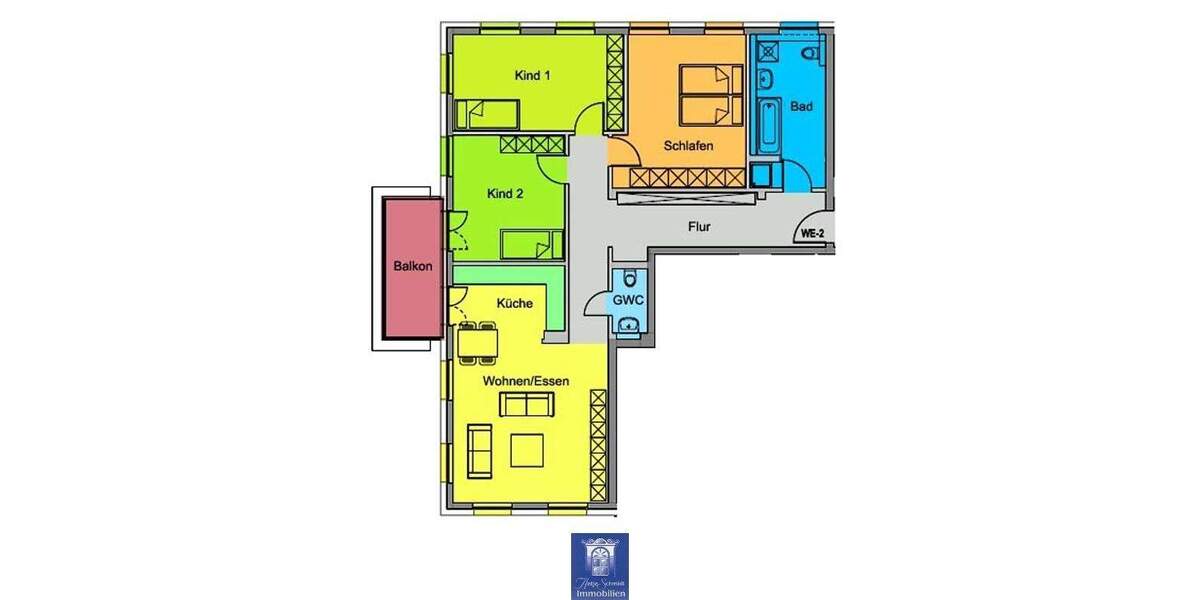 Etagenwohnung Coswig - 4 Zimmer, 119 m&sup2;, 1.433&euro; | Angebot:25749165