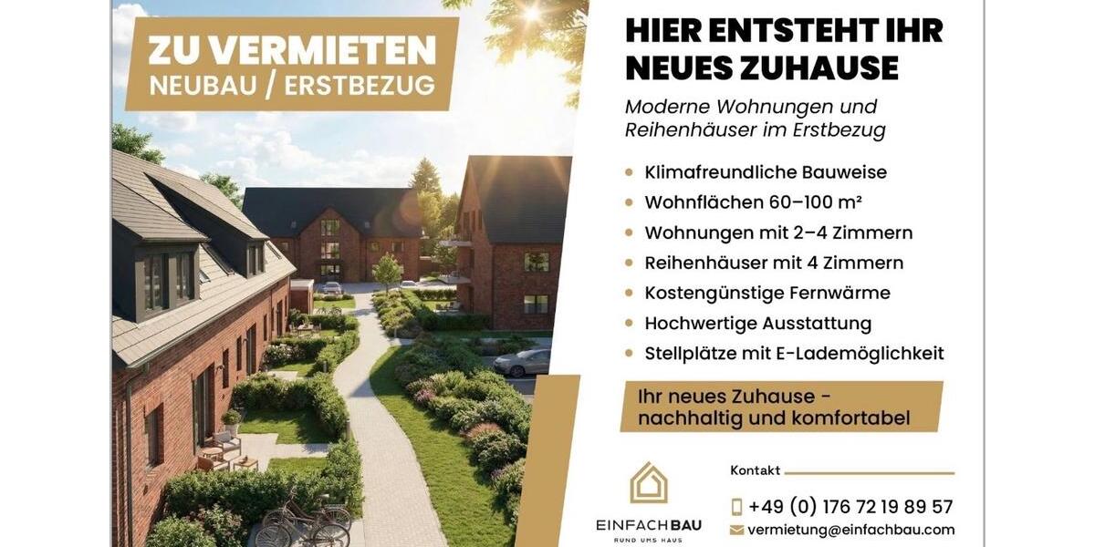 Etagenwohnung Soltau - 2 Zimmer, 68 m&sup2;, 850&euro; | Angebot:26287442