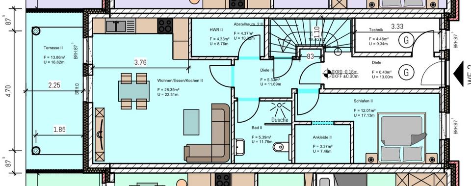 Erdgeschoßwohnung Ostrhauderfehn - 2 Zimmer, 60 m&sup2;, 640&euro; | Angebot:25988526