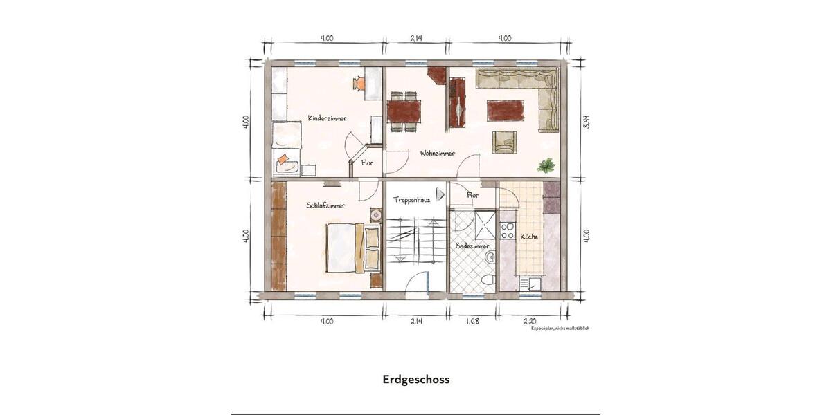 Erdgeschoßwohnung Sangerhausen - 3 Zimmer, 79 m&sup2;, 8&euro; | Angebot:24981149