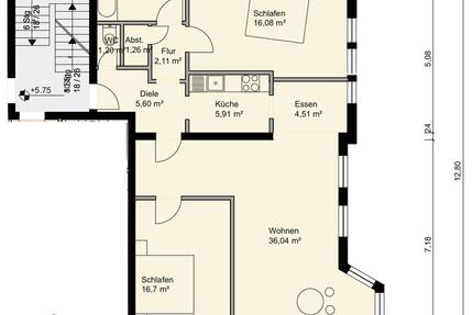 Wohnung Uslar - 3 Zimmer, 94 m&sup2;, 580&euro; | Angebot:26423570