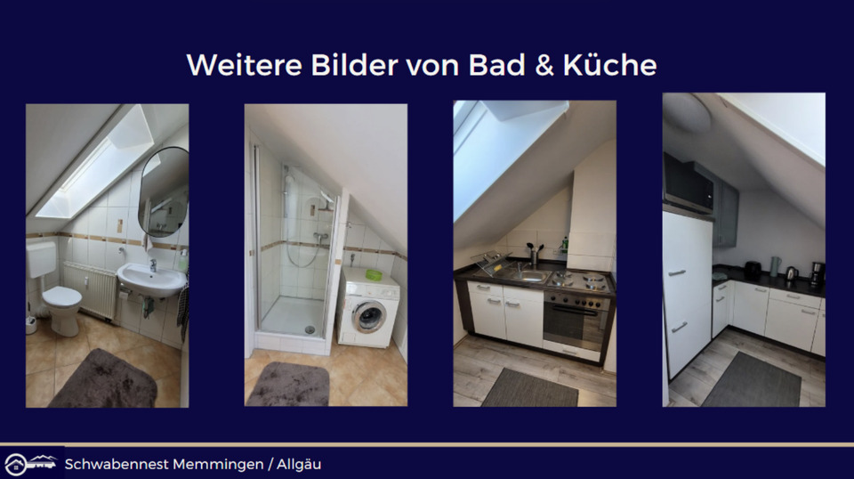 Wohnen auf Zeit Memmingen - 2 Zimmer, 45 m&sup2;, 995&euro; | Angebot:24478965