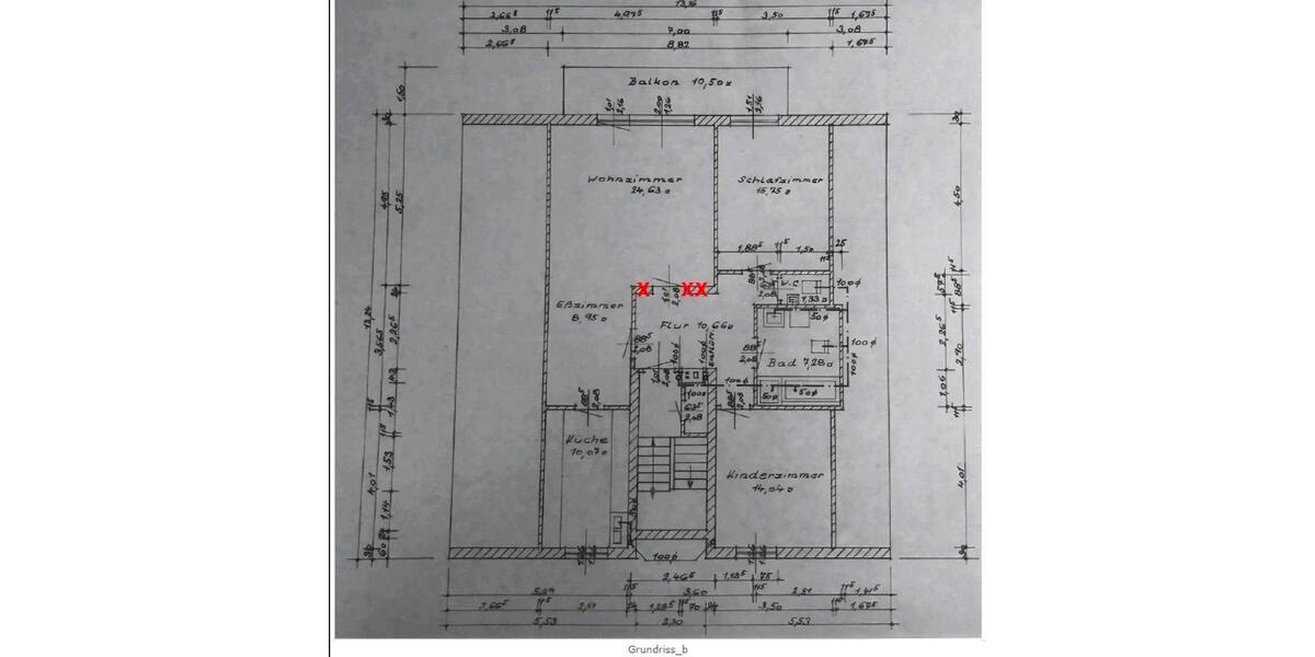 Dachgeschoßwohnung Bickenbach - 3.5 Zimmer, 96 m&sup2;, 1.099&euro; | Angebot:25934585