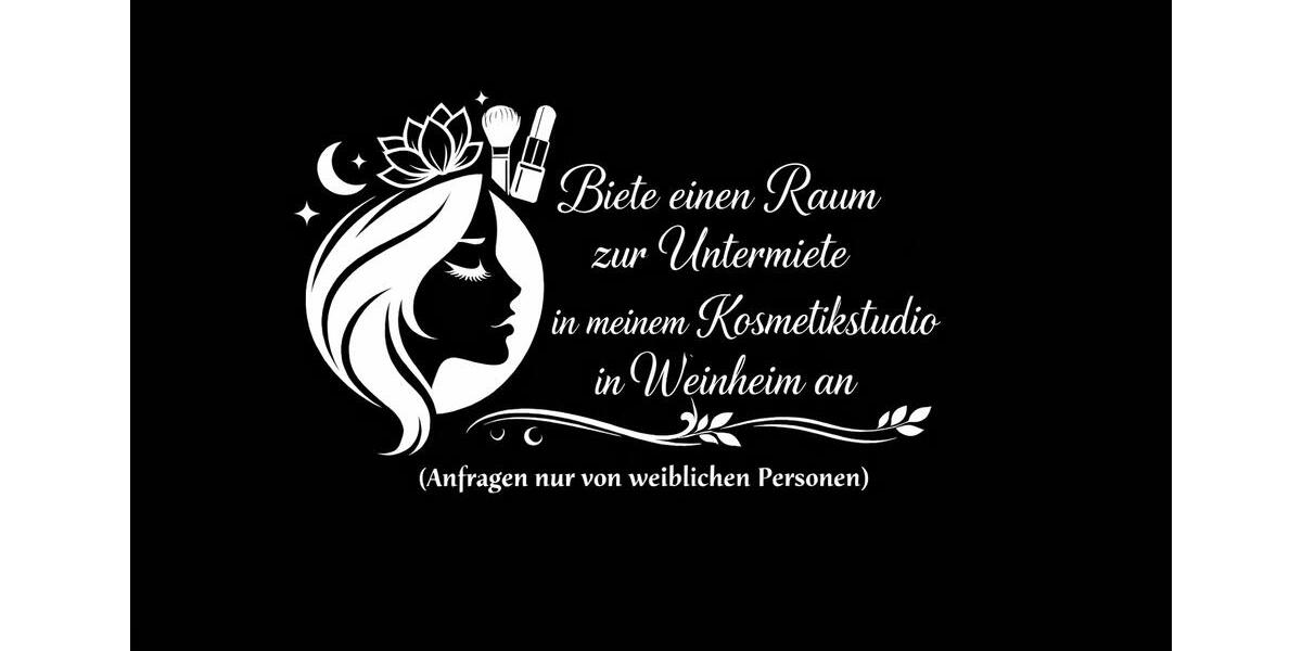 Raum in Kosmetikstudio in Weinheim zu vermieten (keine NK) zimmer