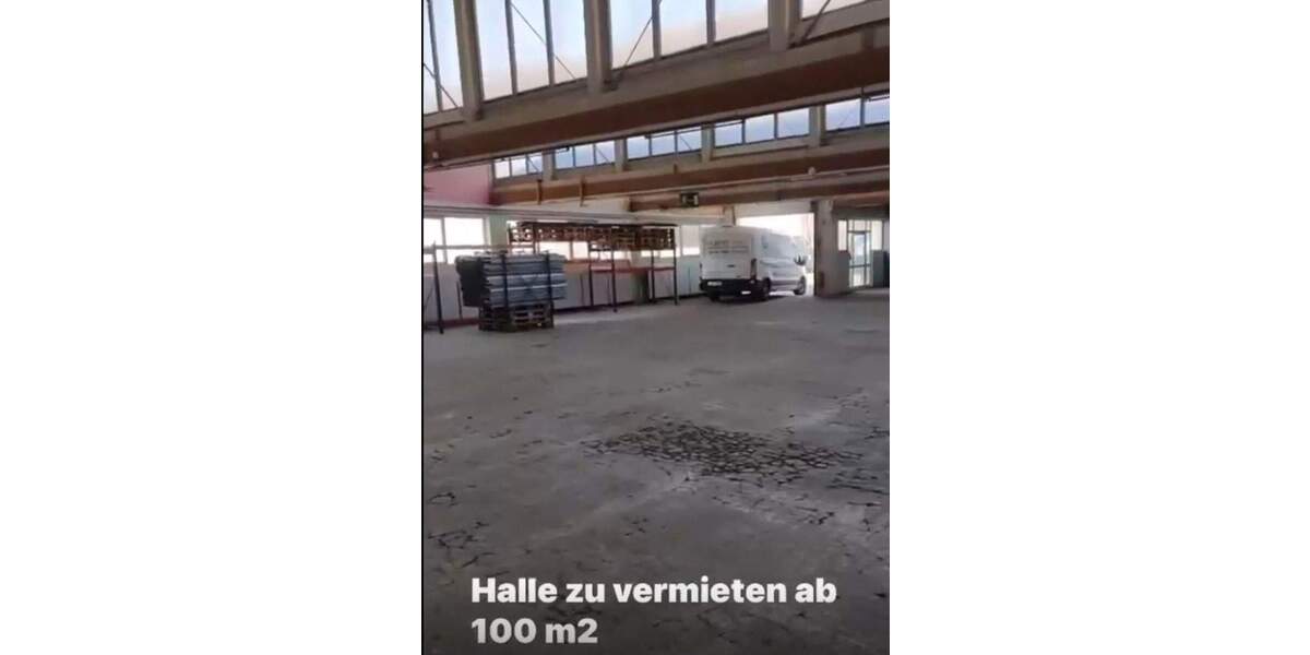 180 m² Halle Gewerbefläche mit Toiletten zimmer
