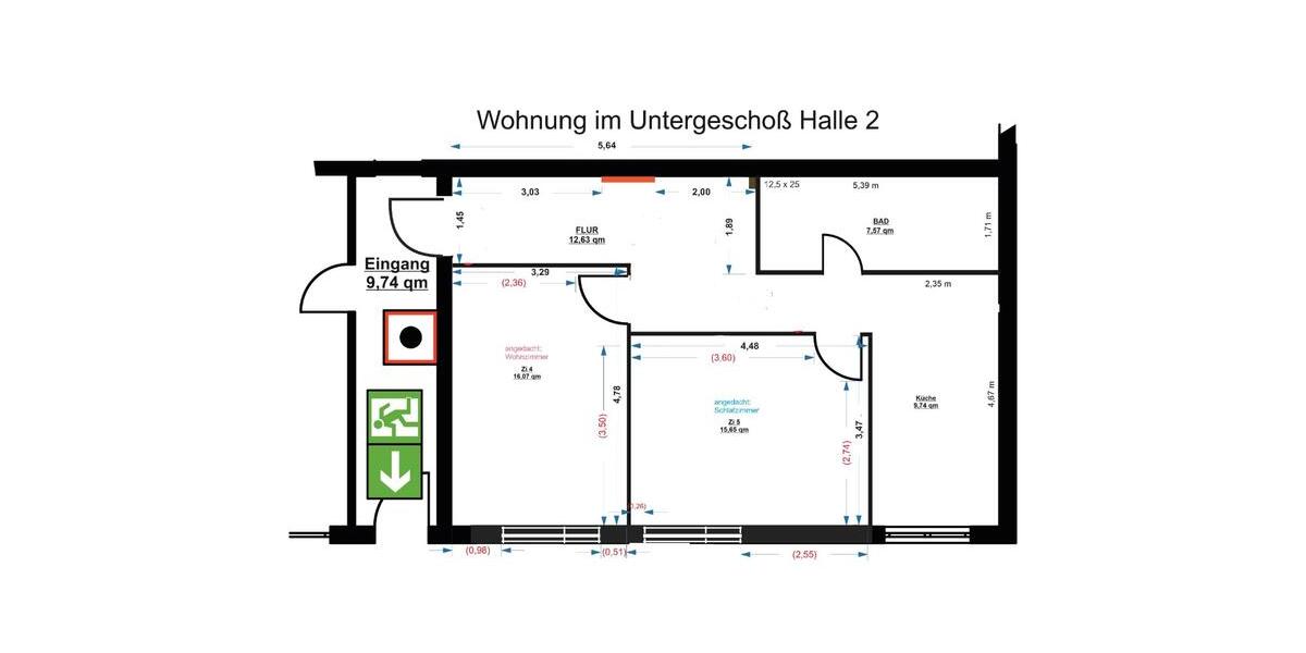 Etagenwohnung Preußisch Oldendorf - 2 Zimmer, 520&euro; | Angebot:23317337