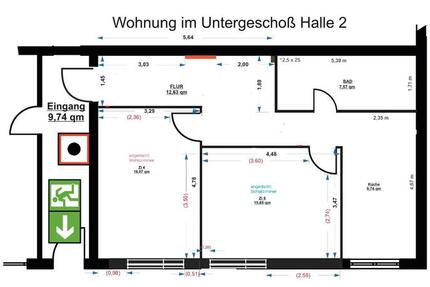 Wohnung, möbliert 2 zimmer