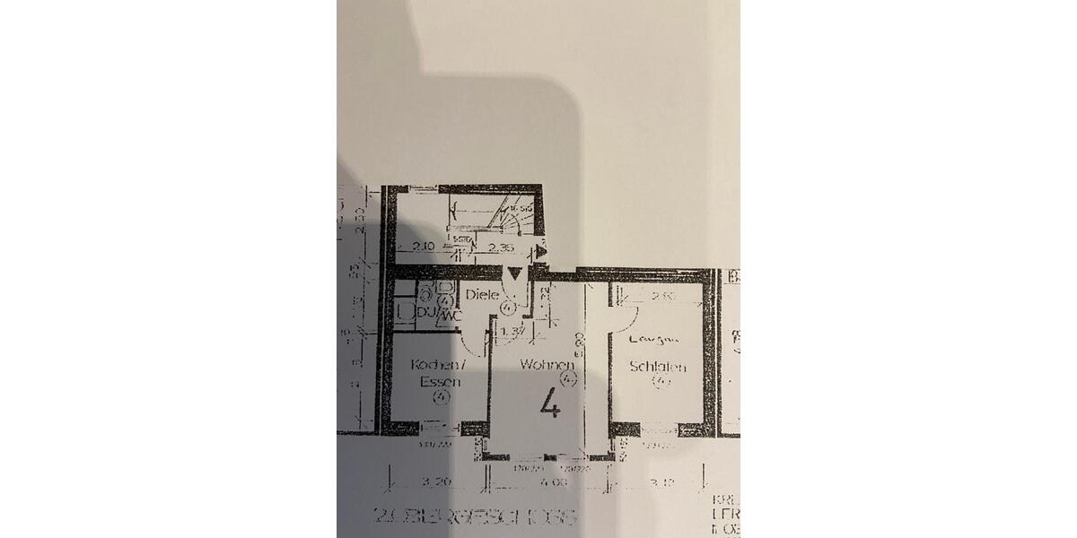 Etagenwohnung Krefeld Dießem - 2 Zimmer, 55 m&sup2;, 500&euro; | Angebot:26051262
