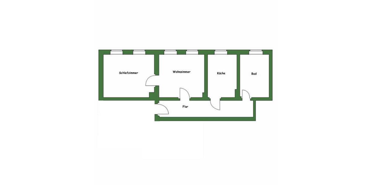 Etagenwohnung Welzow - 2 Zimmer, 57 m&sup2;, 303&euro; | Angebot:25881962
