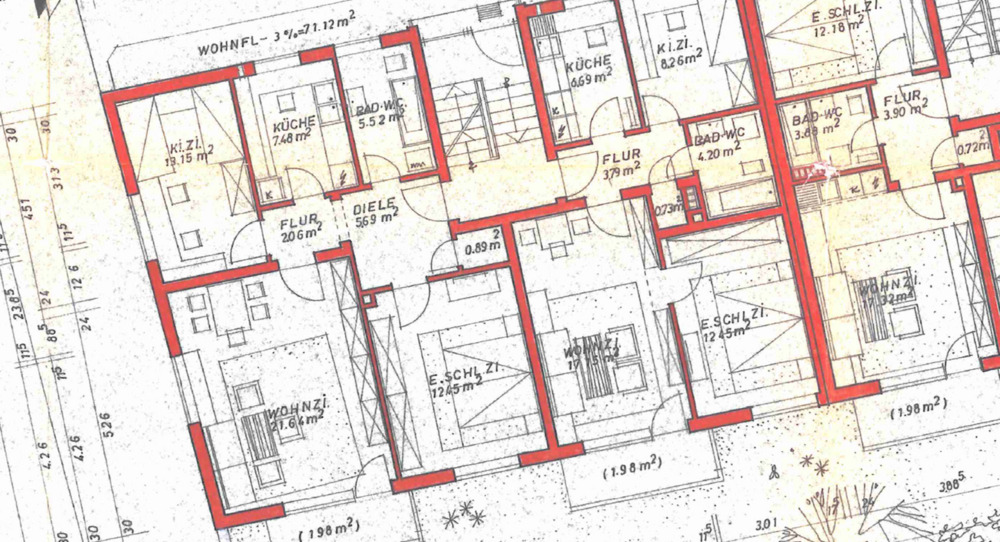 freundliche 3 ZKB Wohnung mit Balkon 3 zimmer