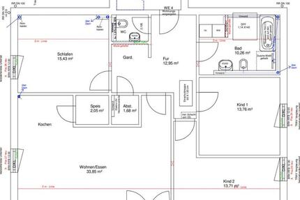 Wohnung Oerlenbach - 3.5 Zimmer, 101 m&sup2;, 858&euro; | Angebot:24629860