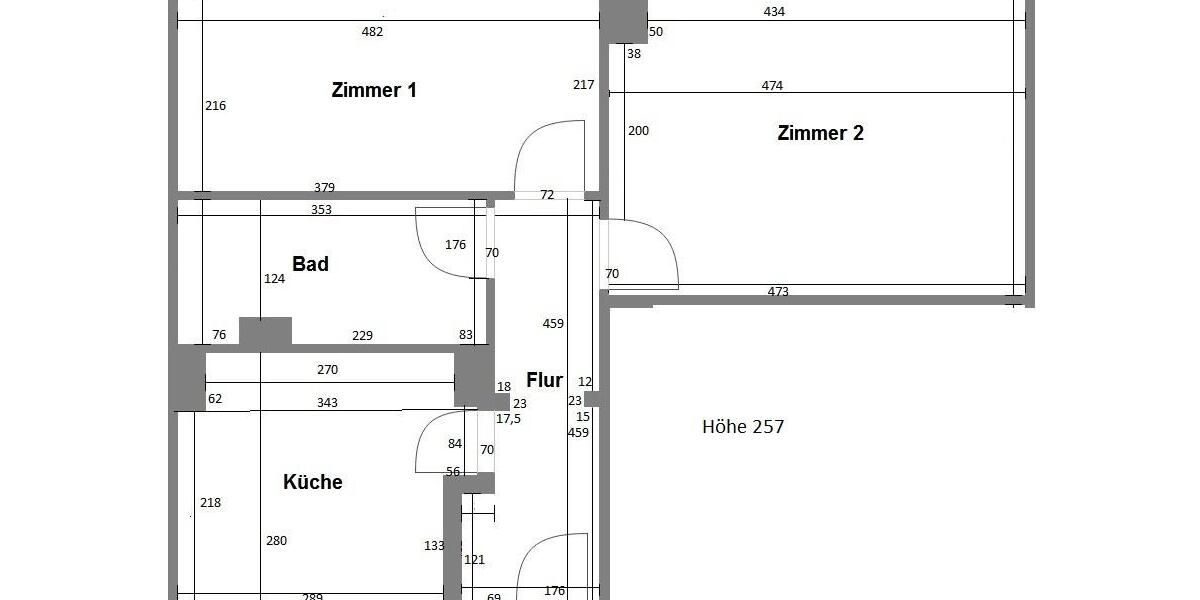 Erdgeschoßwohnung Bad Sülze - 2 Zimmer, 47 m&sup2;, 306&euro; | Angebot:21380315