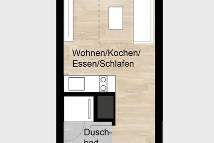 Wohnung Nürnberg Erlenstegen - 1 Zimmer, 20 m&sup2;, 725&euro; | Angebot:26187593
