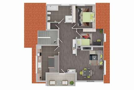 Wohnung Hochheim - 3 Zimmer, 94 m&sup2;, 1.350&euro; | Angebot:25931933